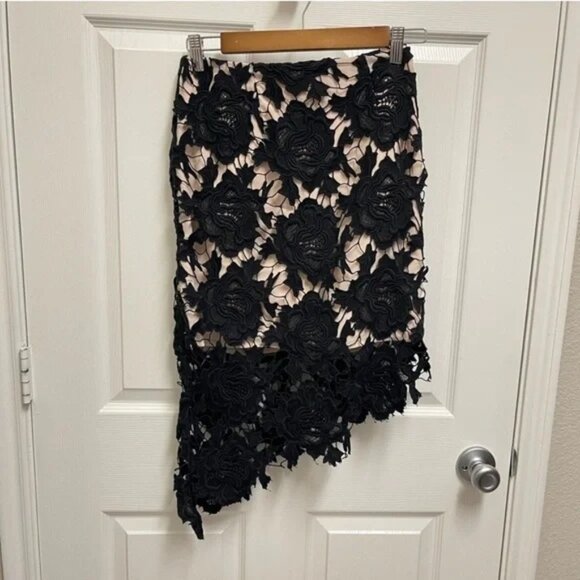 🖤Keepsake The Label I Will Wait Skirt Black Lace - Picture 5 of 10